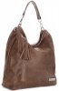 Bőr táska shopper bag Vittoria Gotti barna V8420